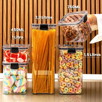 Conjunto 5 pcs + Brinde Caixa de armazenamento à prova de umidade