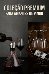 COMBO 4 - COM 15 PRODUTOS UTENSÍLIOS EXCLUSIVOS PRA VINHO - LUXO COM TOQUE DE REQUINTE COM ATÉ 53% DE DESCONTO
