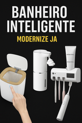 COMBO 6 COM BANHEIRO SMART - COM 12 PRODUTOS OFERTA UTENSÍLIOS PARA UM BANHEIRO PRÁTICO E INTELIGENTE