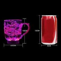 Incrível Caneca Dragão flash que muda de cor