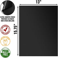 Tapete antiaderente para churrasco 40x33cm. Resistência e cozinha facilmente.