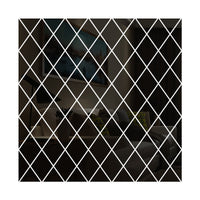 Espelho 3D Adesivo de Parede formato Diamantes Triângulos.