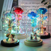 Luzes decorativas de fada na cúpula