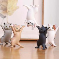 Suporte de fone de ouvido gato dançante para AirPods