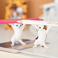 Suporte de fone de ouvido gato dançante para AirPods