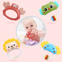 Brinquedo chocalho móvel para berço de bebê de 0 a 12 meses, projetor musical rotativo, luz noturna, cama, sino, educacional.