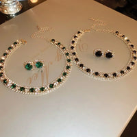 Luxuso conjunto de cristal