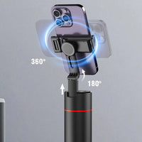 Tripé de Rastreamento Facial Automático com Rotação 360° para TikTok e Muito Mais!