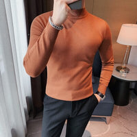 Pulôver clássico masculino de malha jumper