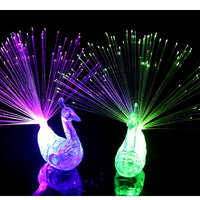 Pavão Luminoso em Led para decoração que brilham no escuro