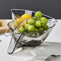 Cesta de drenagem multifuncional para lavar arroz, peneira, frutas e vegetais
