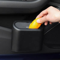 Lixeira Portátil para Carro Pendurável - Mini Lixeira Veicular com Tampa