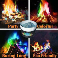 Pó Mágico de Chamas Coloridas - Transforme Seu Fogo em um Espetáculo Inesquecível!