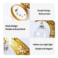 Luminária de modelagem de lua de ferro de LED de estilo decorativa