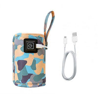 Aquecedor portátil de leite e água USB com bolsa isolada