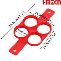 Anel pra ovo antiaderente e molde de silicone pra ovo frito