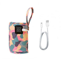 Aquecedor portátil de leite e água USB com bolsa isolada