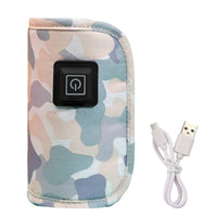 Aquecedor portátil de leite e água USB com bolsa isolada