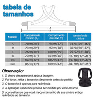 Cinto Reforçado Coluna e Lombar e Corretor de Postura com Colete Ajustável