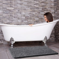 Tapete ultra macio de banho antiderrapante de luxo super absorvente