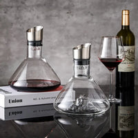 Decantador de vinho com aerodor integrado transparente Iceberg Design Cristal