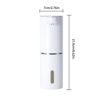 Dispensadores automáticos de sabão de espuma branco 300 ml inteligente com infravermelho para as mãos