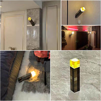 Tocha decorativa com luz em Led noturna carregamento usb com fivela 11 polegadas
