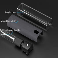 Conjunto de frascos de spray com Pano microfibra para limpeza de tela 2 em 1 para celular, ipad, computador, iphone , óculos e muito mais