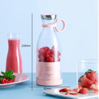 Mini Liquidificador Elétrico Portátil Usb Misturador, Espremedor, Extrator Multifuncional