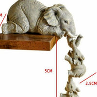 Conjunto com 3 Peças Elefante Bebê Artesanato