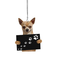 Pingente Formato Cachorrinho pra carro prático espelho retrovisor decoração de interior