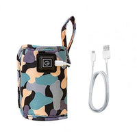 Aquecedor portátil de leite e água USB com bolsa isolada