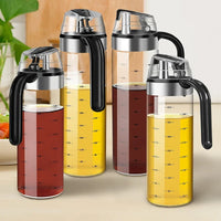 Garrafas 550ml Para Tempero de Vidro Óleo, Vinagre, Azeite
