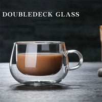 Caneca de Vidro de Borosilicato Alto Resistente ao calor