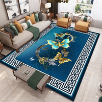 Tapete estilo egípcio antiderrapante para quarto e cabeceira pra decoração
