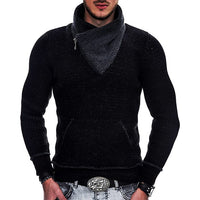 Camisa de malha gola alta malha jumper confortável