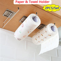 2PCS Suporte para papel toalha de cozinha