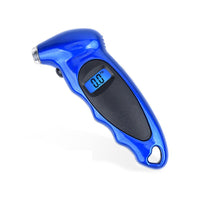 Ferramenta de teste de medidor de pressão de ar de pneu LCD digital portátil para carro, moto, bicicleta.