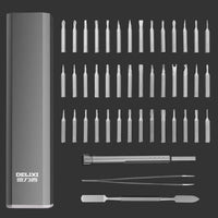 Novo Kit de Chaves de Precisão Magnéticas com 44 Pontas - Conjunto Desmontável Com Mini Case