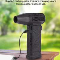 Mini soprador Turbo Jet Fan com bico extra 130000RPM Turbo elétrico multifuncional