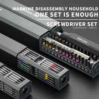 Novo Kit de Chaves de Precisão Magnéticas com 44 Pontas - Conjunto Desmontável Com Mini Case