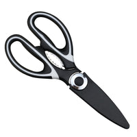 Tesoura de aço inoxidável para cozinha Multifuncional para corte de osso, uso doméstico, Asas de frango, Picador de peixe, Abridor de garrafas e muito mais