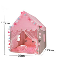 Tenda portátil para crianças Castelo Decoração