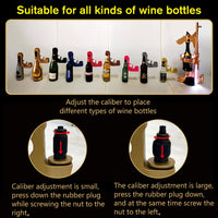 Divertido dispensador estilo champagne para qualquer bebida
