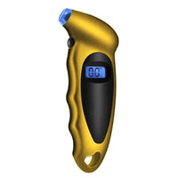 Ferramenta de teste de medidor de pressão de ar de pneu LCD digital portátil para carro, moto, bicicleta.