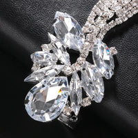 Stonefans Crystal Snake Earrings Fashion Decoration 2024 Wedding Statement Nightclub Rhinestone Exaggerated Jewelry for Women
