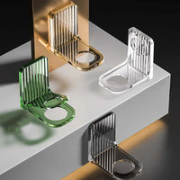 Suporte para garrafas de gel de banho de luxo leve, suporte ajustável sem perfuração