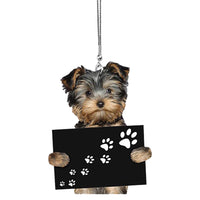 Pingente Formato Cachorrinho pra carro prático espelho retrovisor decoração de interior