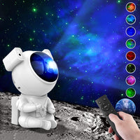 Novo Astronauta Galáxia com projeção de céu estrelado e planetas para Crianças e bebês