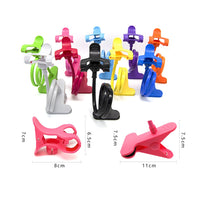 Suporte de telefone universal 360 clipe flexível